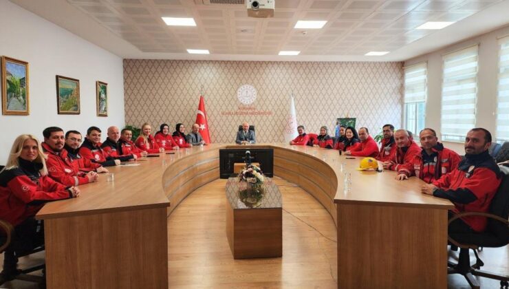 Müdür Başyiğit’ten arama kurtarma birimine tebrik