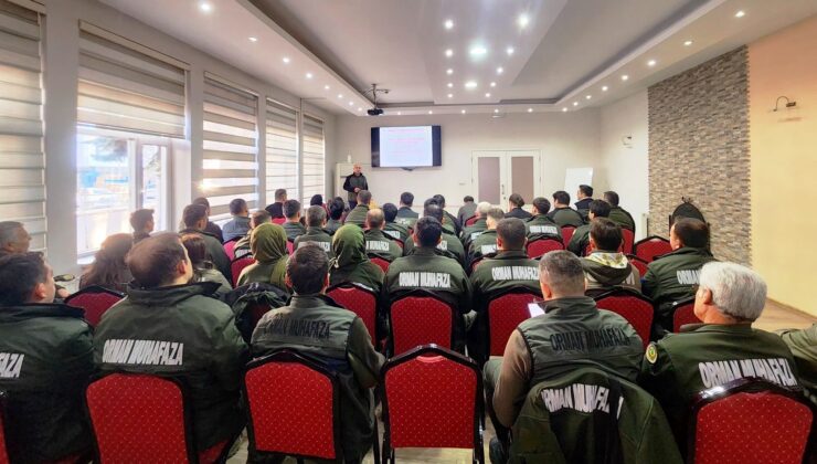 Orman personeline zararlılarla mücadele eğitimi verildi