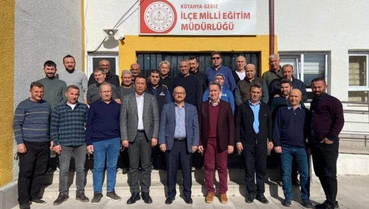 Millî Eğitim Müdürü Bahadur Gediz’e veda etti