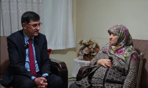 Başkan Kahveci’den şehit annesine ziyaret