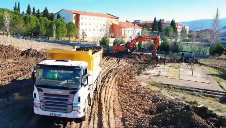 Gediz 5. Etap TOKİ’de çalışmalar başladı