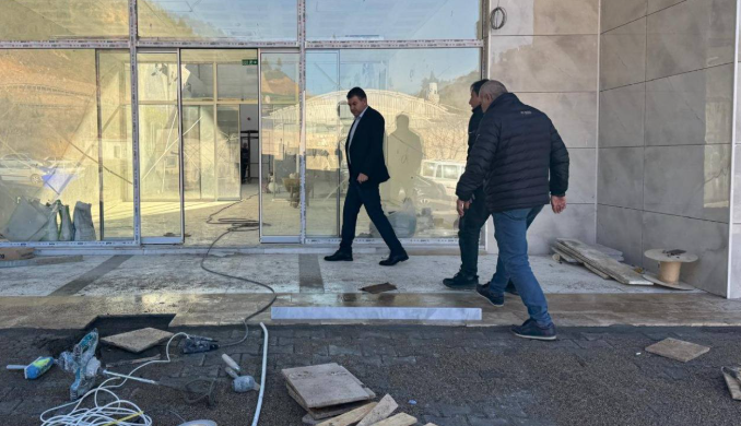Başkan Akel, Ilıca Termal Tatil Köyü’ndeki çalışmaları inceledi