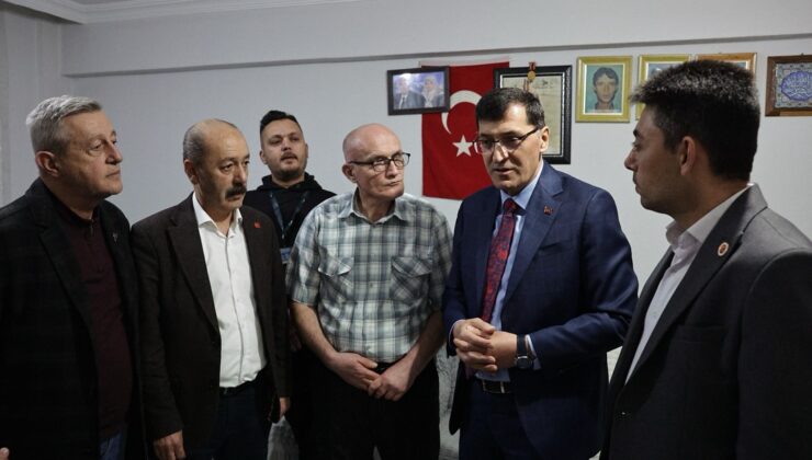 Başkan Kahveci’nin şehit ailesi ziyaretleri sürüyor