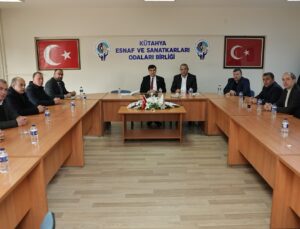 Başkan Kahveci, ortak çözümler için esnaf odalarıyla görüştü