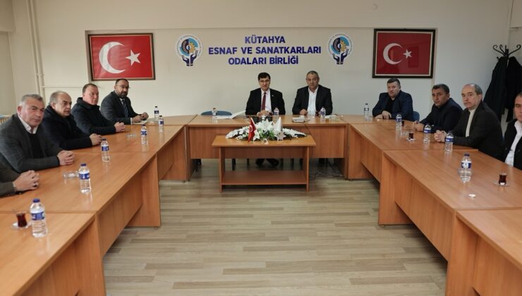 Başkan Kahveci, ortak çözümler için esnaf odalarıyla görüştü