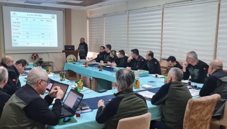 Orman İşletme Müdürlüklerinde 2025 programı görüşüldü