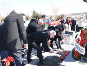 Tunçbilek’te Hocalı katliamı şehitleri için anma töreni