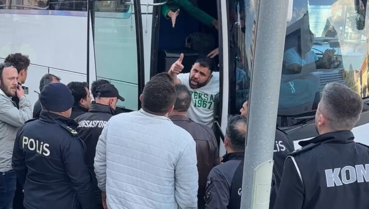Önce Kütahyasporlu taraftarlara sonra polise saldırdılar