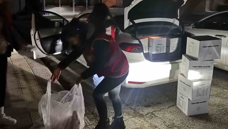 Gediz Genç Kızılay’dan ihtiyaç sahiplerine destek