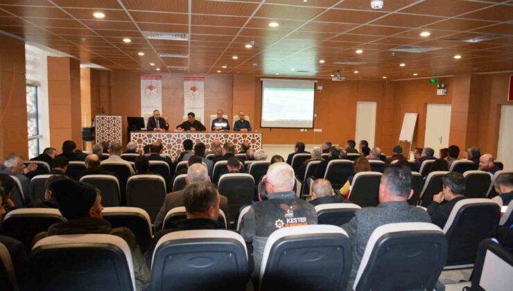 Muhtarlar tarımsal destekler hakkında bilgilendirildi