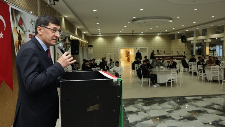 Başkan Kahveci Filistinli öğrencilerle iftarda buluştu