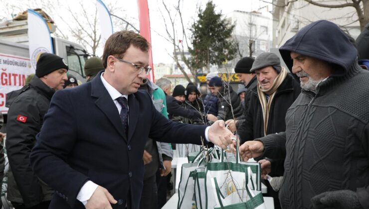 Fidan dağıtım etkinliği düzenlendi