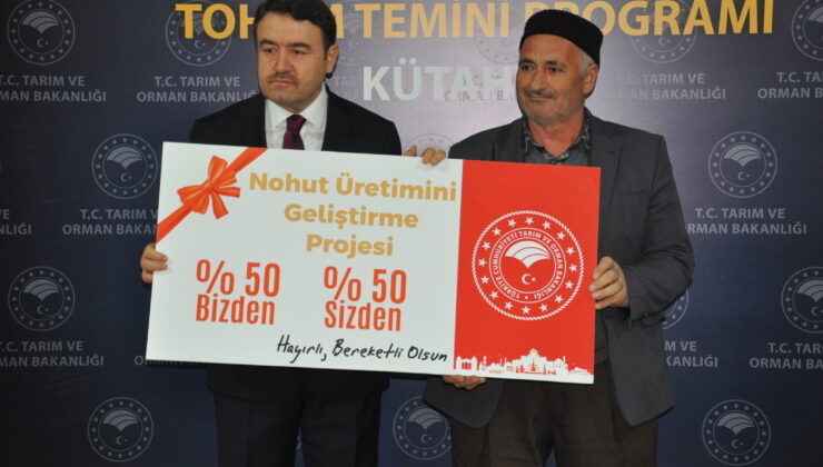 Üreticilere tohum desteği verildi