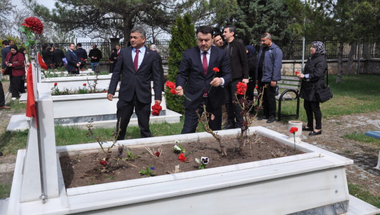 Bayram öncesi şehitler unutulmadı