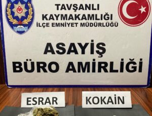 Tavşanlı’da uyuşturucu operasyonu: 2 kişi tutuklandı