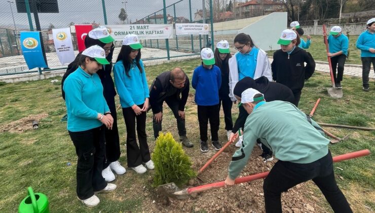 Hisarcık’ta fidan dikme etkinliği