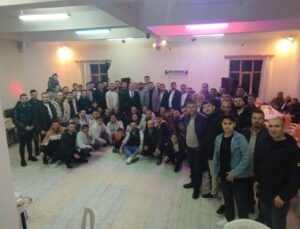 Köylüler bayram münasebetiyle bir araya geldi