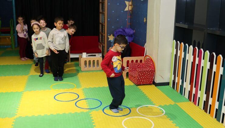 Minikler için eğlenceli spor günü