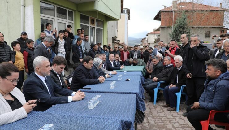 Simav Yemişli Köyü’ne geçmiş olsun ziyareti