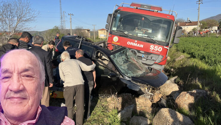 Arazöz ile otomobil çarpıştı: 1 ölü 1 yaralı