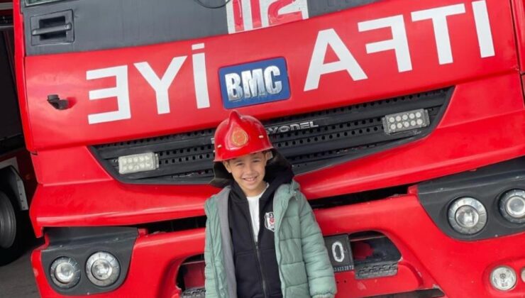 Minik Eray hayallerine ilk adımı attı