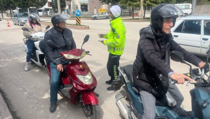 Motosiklet sürücülerine sıkı denetim
