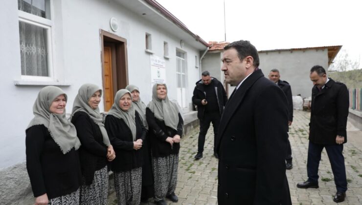 Vali Işın kadın kooperatifini ziyaret etti