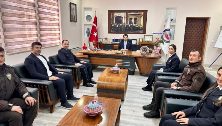 Hisarcık polisinden Kaymakam Bahar’a ziyaret
