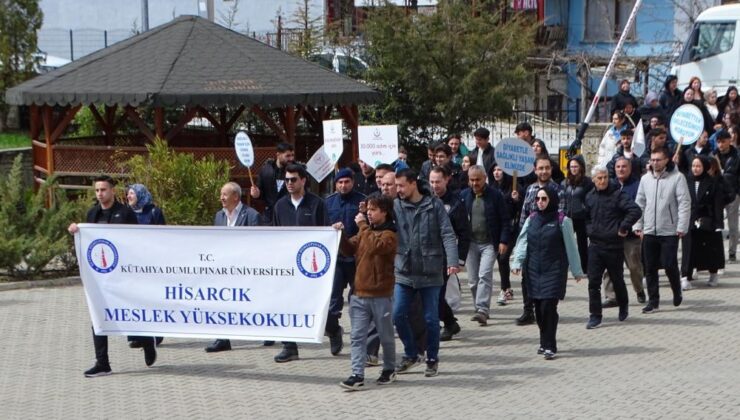 Sağlık için yürüdüler