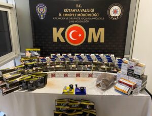 2 ev ve 1 iş yerine baskın: Binlerce makaron ele geçirildi