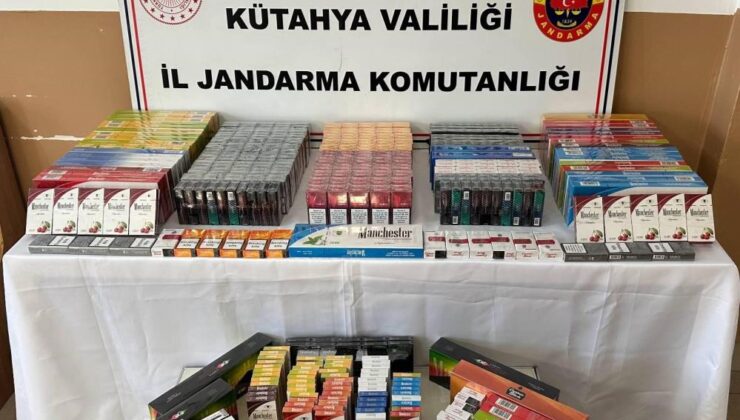 Jandarmadan kaçak sigara operasyonu