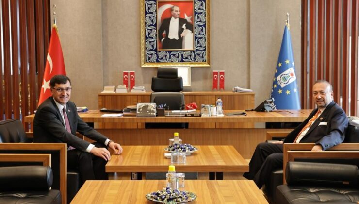 Uşak Belediye Başkanı Yalım’dan Başkan Kahveci’ye ziyaret