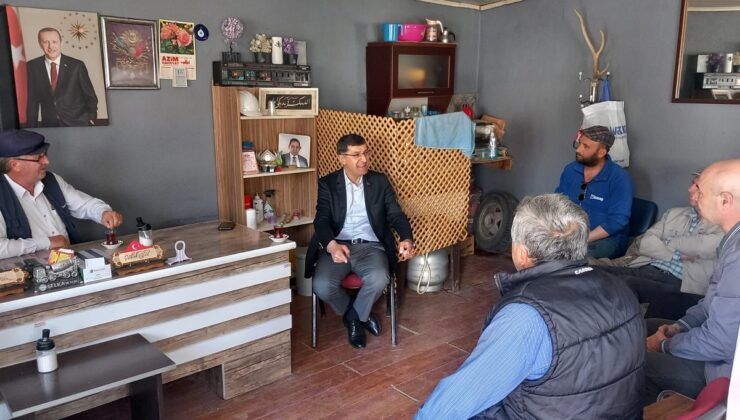 Başkan Kahveci, Büyüksaka köyünde vatandaşlarla buluştu