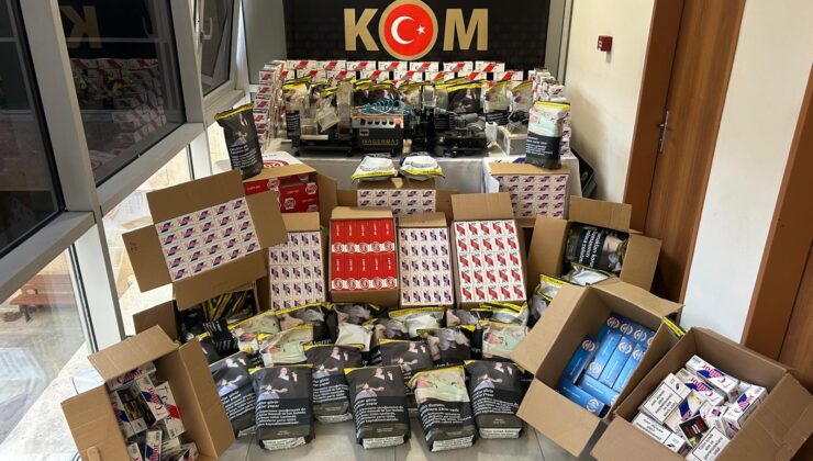 KOM’dan sigara atölyesine operasyon: 2 gözaltı
