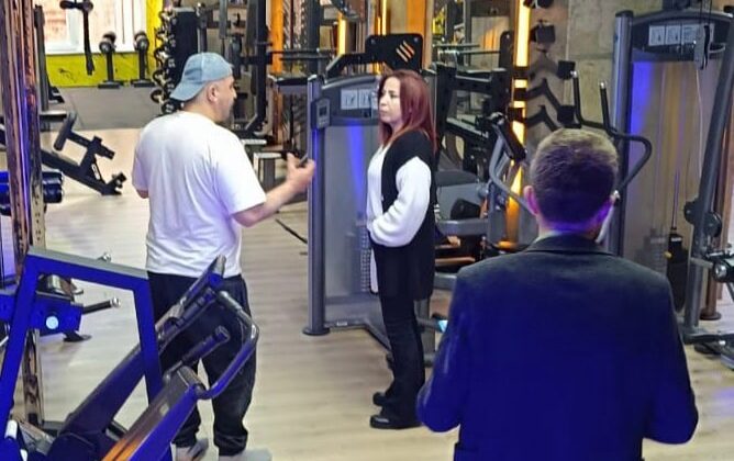 Spor salonları denetlendi