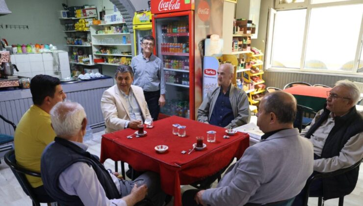 Başkan Akel’den esnaf ziyaretleri