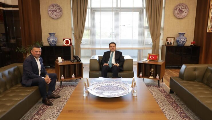 Milletvekili Ahmet Erbaş Vali Musa Işın’ı ziyaret etti