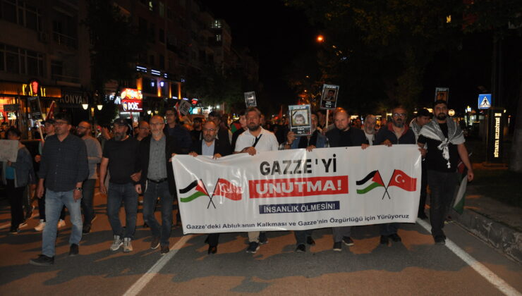 Kütahya’da Gazze için ‘sessiz yürüyüş’ eylemi