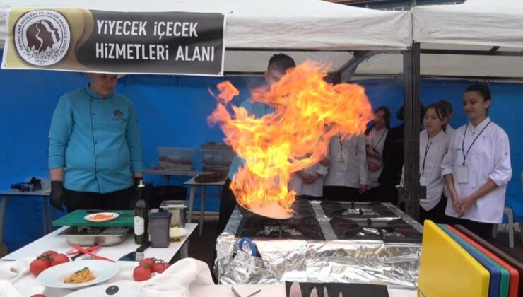 Öğrenciler mesleki eğitimi yakından tanıma fırsatı buldu