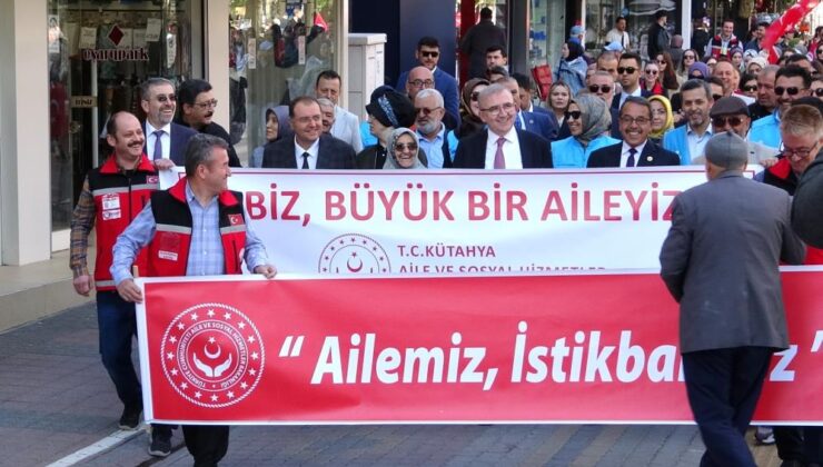 Ailenin önemini vurgulamak için yürüdüler