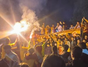 Galatasaray’ın şampiyonluğu coşkuyla kutlandı