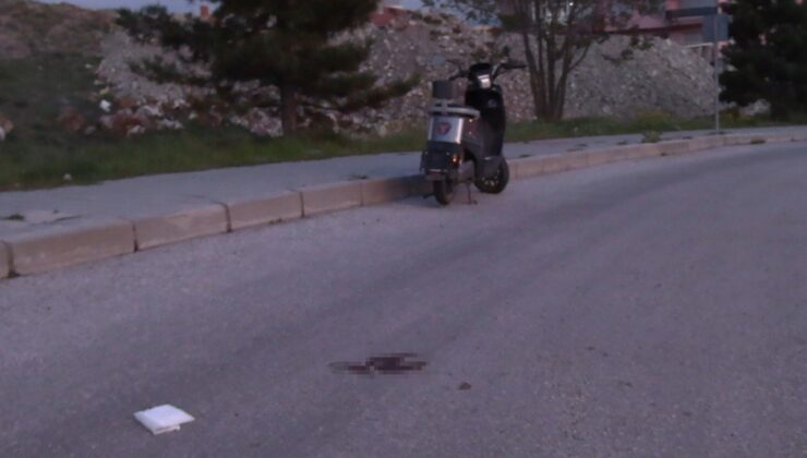 Elektrikli motosiklet virajda devrildi: 1 yaralı