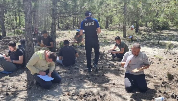 Doğada hayatta kalma eğitimi ve tatbikatı düzenlendi
