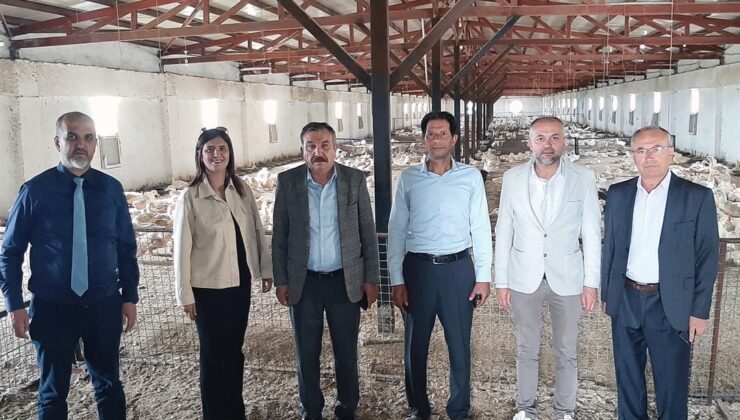 KÜTBO heyetinden Pekin ördeği çiftliğine ziyaret