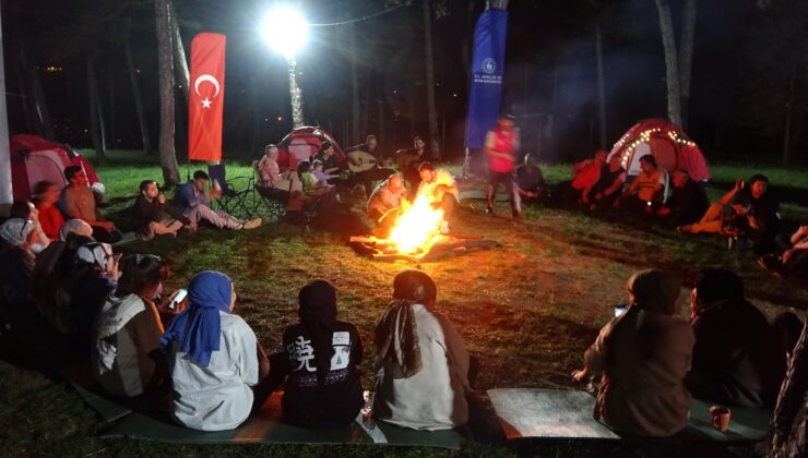 Tunçbilek’te doğayla iç içe Gençlik Kampı