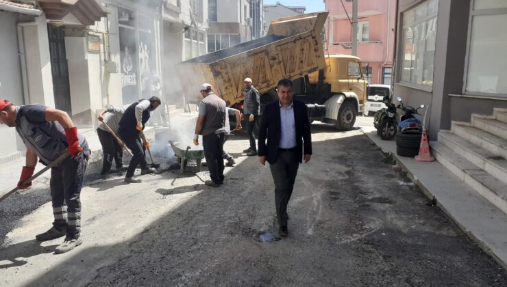 9 mahallede bozuk yollar yenilendi