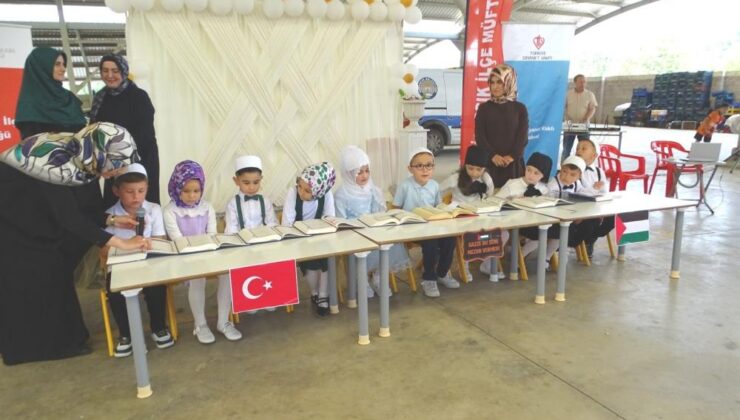 4-6 Yaş Kur’an kursunda mezuniyet sevinci