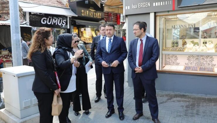 Pekmez Pazarı çalışmaları yerinde incelendi