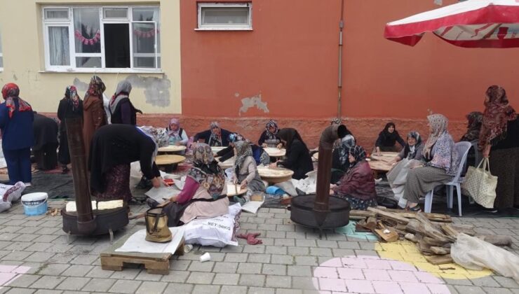 Mahalle halkından dayanışma örneği
