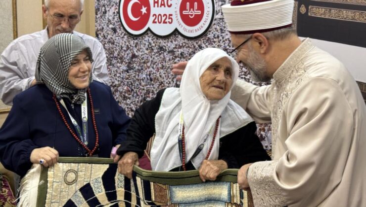 Mekke’deki en yaşlı hacı adayı Kütahyalı Cennet teyze